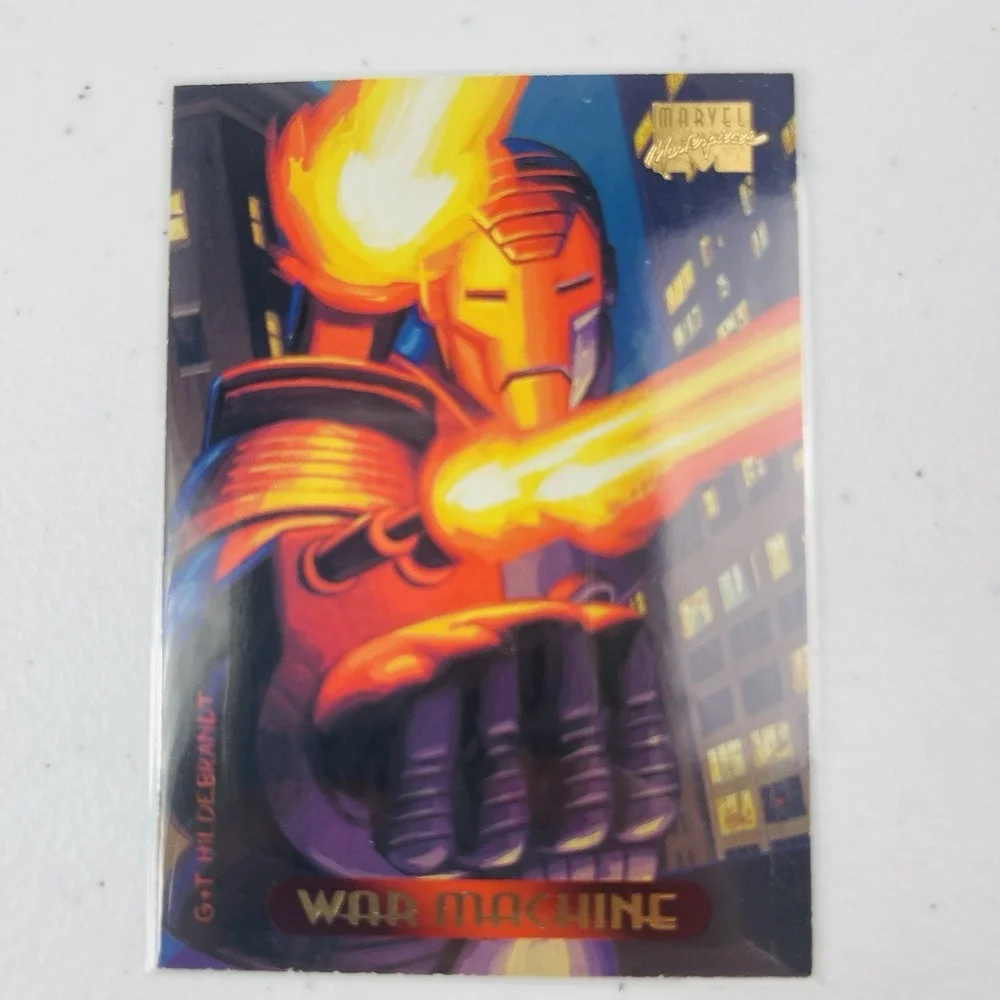1994 Fleer Marvel Masterpieces Hildebrandt Brothers #133 War Machine